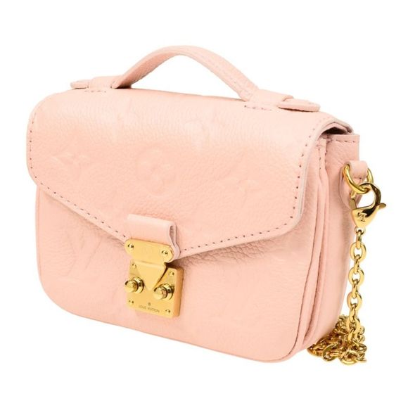 Louis Vuitton Micro Metis Calf Leather Shoulder Bag Pink - Picture 2 of 5